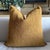 MDV Toile Tuftée Upcyclée Color: Rusty Size 20" x20" A beautiful wooly cotton blend accent pillow with a chenille feel....