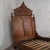Antique Victorian Full Size Bed Tall Lincoln Style Walnut & Burl Walnut Hand Carved For Sale - Image 6 of 13
