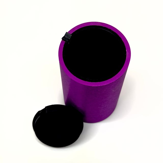 Purple Postmoderne Style Anodized Aluminum Cream & Sugar Set by David Tisdale for Elika For Sale - Image 8 of 9