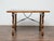 18th Century Spanish 18th Century Walnut Fratino Table with Carved Legs and Iron Stretcher For Sale - Image 5 of 12