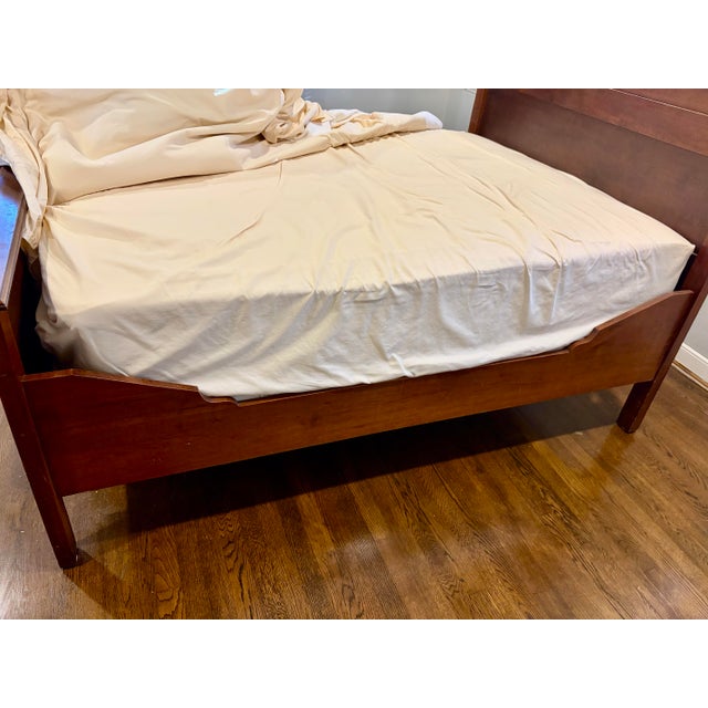 Late 20th Century Antique Eastlake Victorian Bed Frame With Carvings For Sale - Image 5 of 5