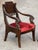 French Empire Style Pair Of Library Armchairs Max measurements 92.5 cms high 56 cms wide These are a used item so will...