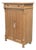 Vintage German Natural Pine Tall Cabinet Cupboard For Sale