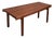 Mid-Century Modern Danish Teak Coffee Table with Rounded Legs For Sale