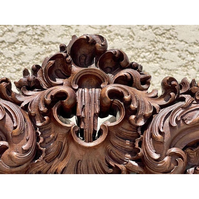 Louis XV Style Walnut Display Cabinet For Sale - Image 10 of 13