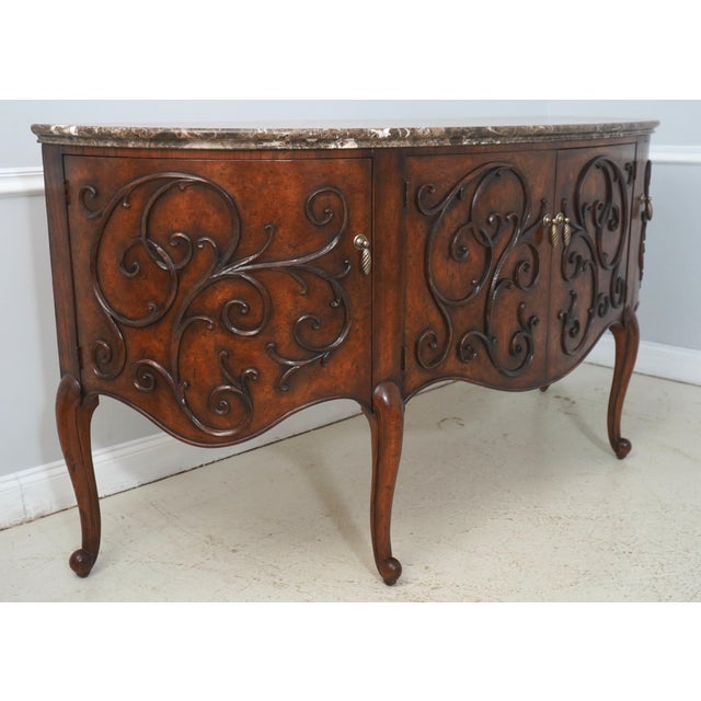 Age: Approx: 30 Years Old Details: Adjustable Shelves Dovetailed Drawer Construction Chestnut Or Walnut Finish Fine Carved...