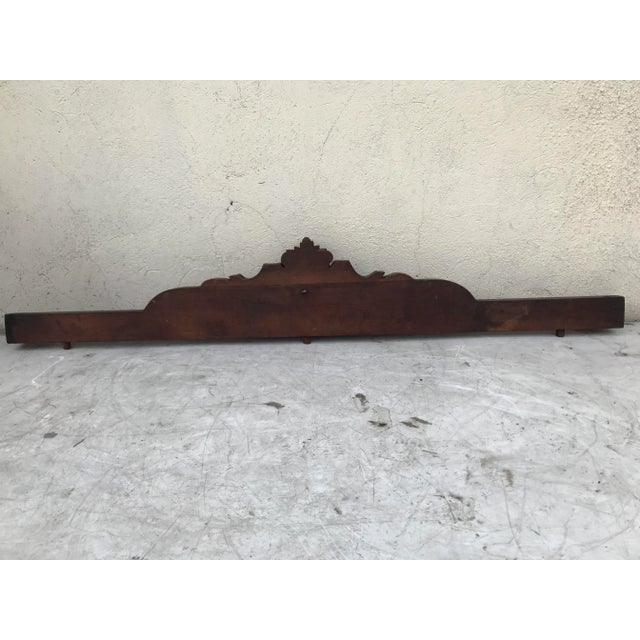 Historic Walnut Pediment For Sale - Image 5 of 18