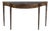 Chester 54 in. W Demilune Wood Traditional Console Table, Traditional Burl For Sale