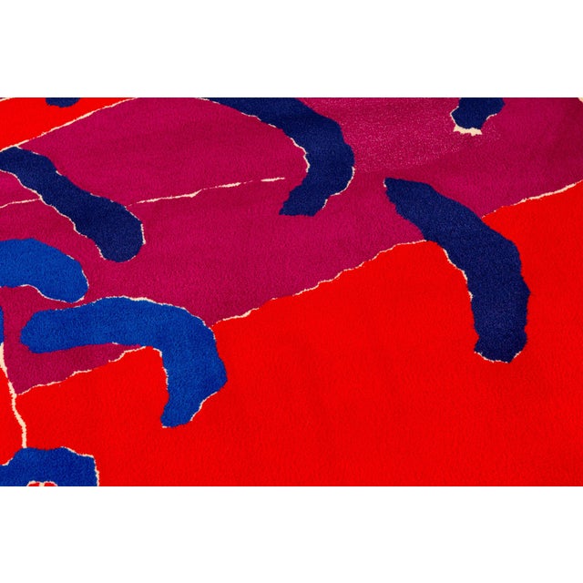 Large Wall Tapestry by Anneke Van Der Heijden, 1980s For Sale - Image 11 of 14