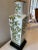 Chinoiserie 1960’s Green and White Chinoiserie Porcelain Table Lamp on Pagoda Style Wood Base For Sale - Image 3 of 9