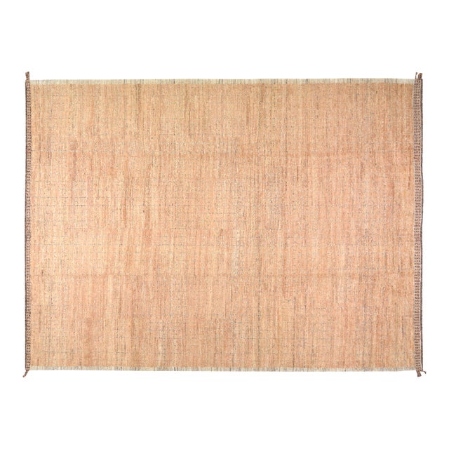 Moroccan Hand Knotted Wool Rug, 9'1"x12'5" For Sale