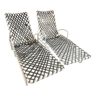 Brown Jordan Tamiami Outdoor Loungers - Set of 2 For Sale