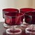 Mid 20th Century Vintage French Luminarc Ruby Red Coupe Glasses — Set of 6 For Sale - Image 5 of 11