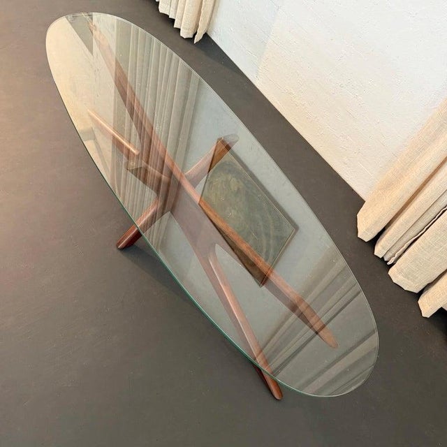 Brown "Jacks" Coffee Table by Adrian Pearsall for Craft Associates Inc. For Sale - Image 8 of 15