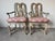 1970s 1970s Palm Beach Queen Anne–Style Carved Wood & Cane Dining Chairs — Set of 5 For Sale - Image 5 of 12
