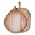 Ext LRG Stacked Antique French Breadboard's Charcuterie S/2 For Sale
