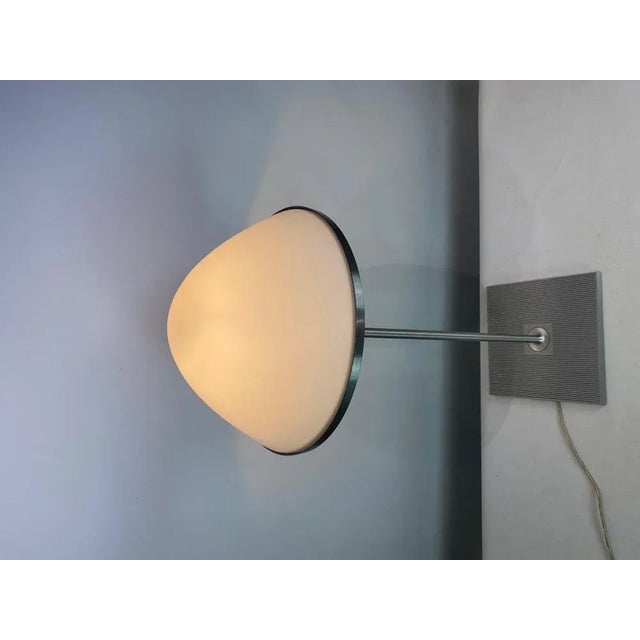 Metal Italian Table Lamp with Metal Frame For Sale - Image 7 of 9