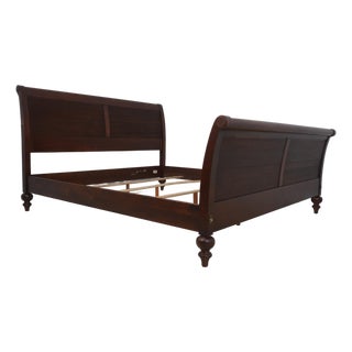 Ethan Allen King Size British Classics Sleigh Bed For Sale