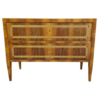 Louis XVI Chest of Drawers with Two Drawers, 1980s For Sale