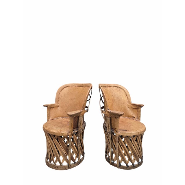Vintage Native American Leather - Pair For Sale - Image 10 of 12