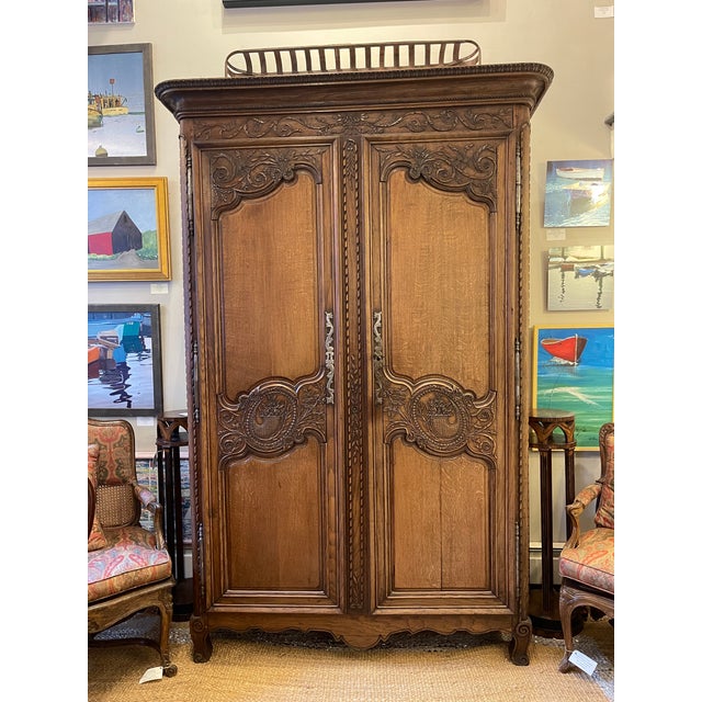Antique Provincial French Oak Armoire Chairish