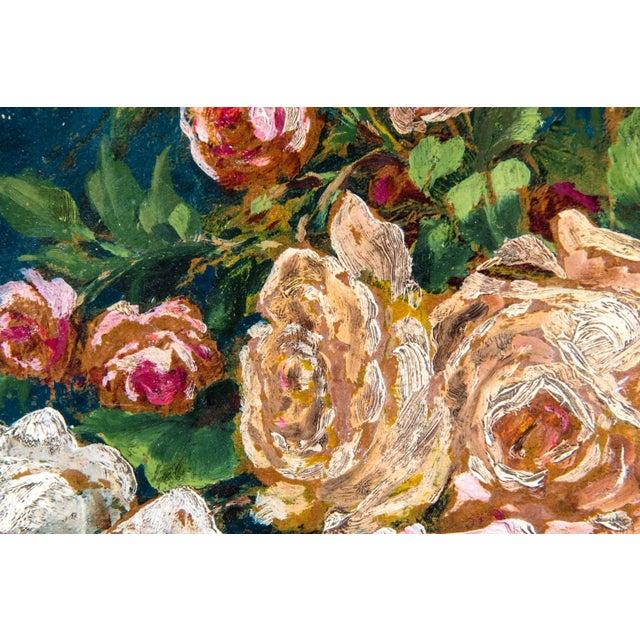 Contemporary Early 20th Century Oil / Board Painting With Wood Frame . For Sale - Image 3 of 12