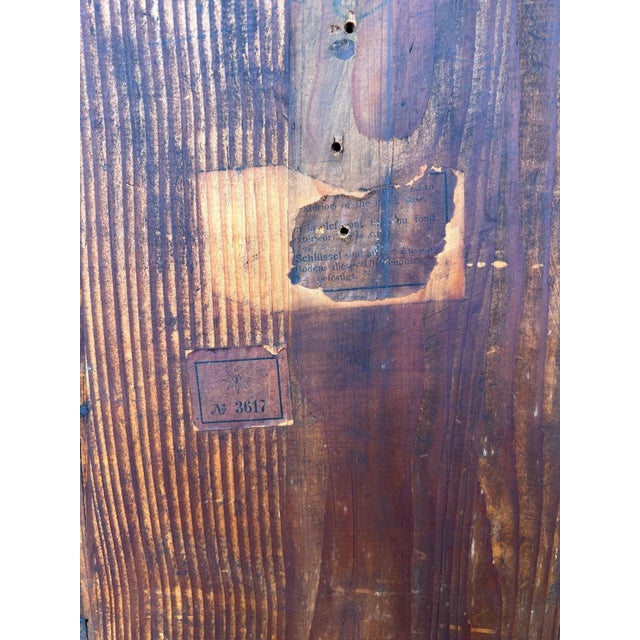 Vintage Junghans Wooden Mantel Clock For Sale - Image 14 of 18