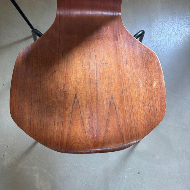 Vintage Hammer Chairs by Arne Jacobsen for Fritz Hansen, 1969, Set of 5 For Sale - Image 12 of 15