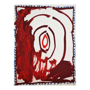 Pierre Alechinsky Lithograph N8-1 Noise 1988
