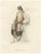 Compte-Calix, Algerian Woman's Costume, Hand-Colored Lithograph, 1853 For Sale