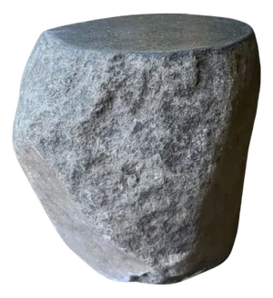 Solid River Stone Side Table From Java, Indonesia