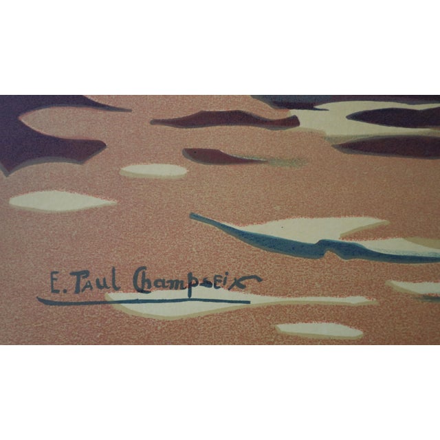 1930s Original French Travel Poster, Le Lot a Espalion (Pyrenee Region) For Sale - Image 4 of 5