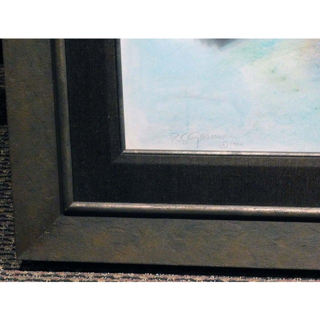 Impressionist R C Gorman "Cherokee Girl" Original Pastel Drawing Hand Signed Fine Art, Framed For Sale - Image 3 of 4