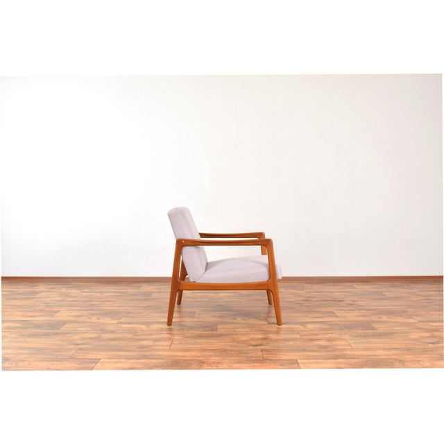 Alf Svensson Mid-Century Modern Swedish Teak Armchair by Alf Svensson for Dux, 1960s For Sale - Image 4 of 11