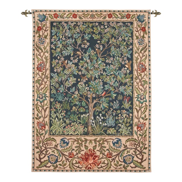 The Garden Loom Woven Tapestry - Requires Rod Size 3 For Sale