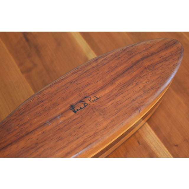 Wood Lee Barnes Peck Jewelry Box For Sale - Image 7 of 9