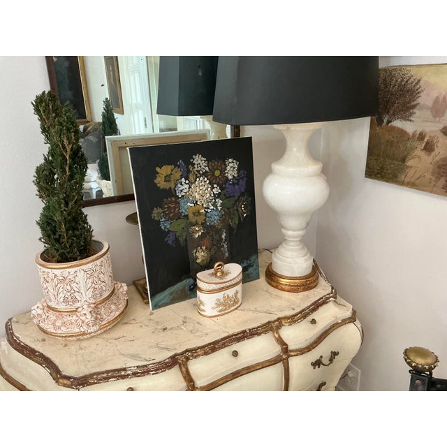 Original Floral Motif Painting For Sale - Image 4 of 7