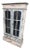 French Provincial Distressed Painted Display Cabinet Used in Frasier (2004) For Sale