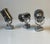 1970s Vintage Italian Nautical Ship Cabin Wall Lights in Chrome, 1970s, Set of 4 For Sale - Image 5 of 11