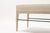 Off-white Linear Bench in White Oak Series 72 by Stamford Modern For Sale - Image 8 of 18