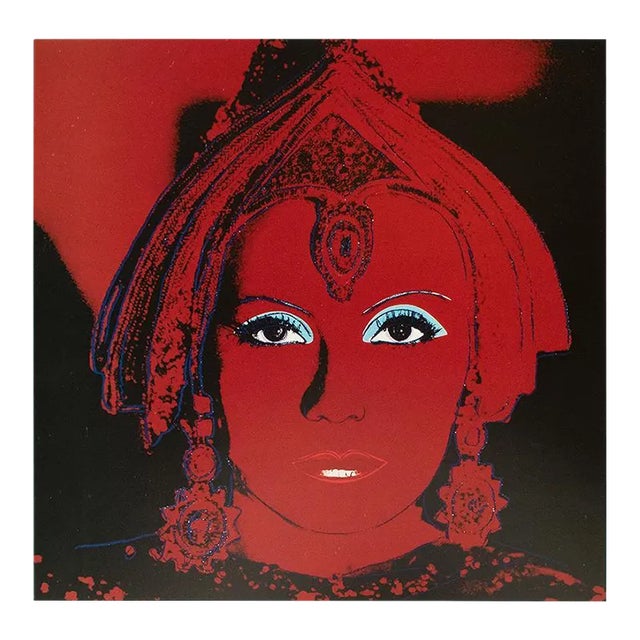 1990 the Andy Warhol Foundation After Andy Warhol "The Star (Greta Garbo)", Pop Art Lithograph For Sale