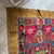 Outstanding Example of Suzanis Vibrant Red Green Purple Tan Embroidered flowers. Wall Hanging Bed Textiles or Uplostery....