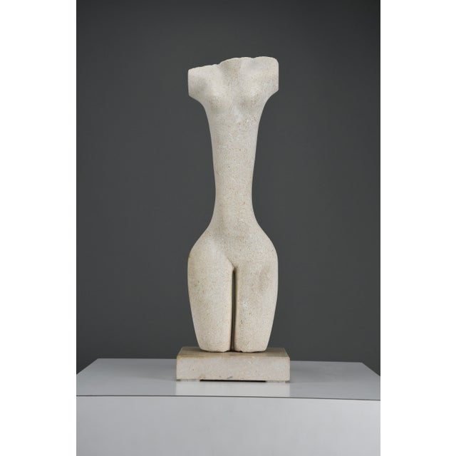 Cabiddu Alberto, Little Idol, Abstracted Nude Figure, 1996, Stone For Sale - Image 13 of 14