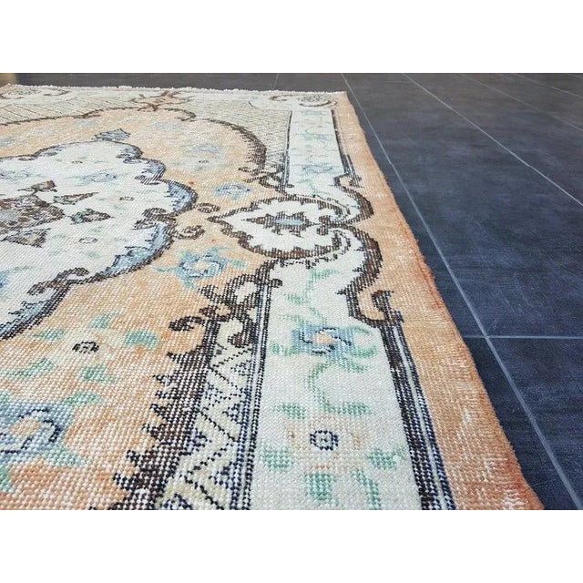 1960s Vintage Handmade Anatolian Rug- 4′1″ × 7′6″ For Sale - Image 6 of 11