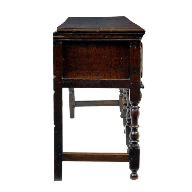 18th Century Georgian Oak Dresser Base, 1750s For Sale - Image 3 of 9