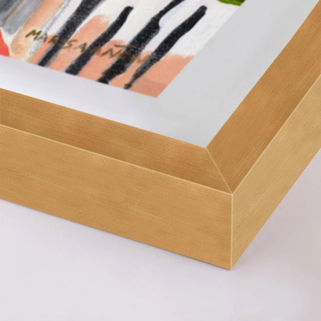 DESCRIPTION: La Riada by Marisa Anon in Matted Gold Frame, XS Art Print SPECIFICATIONS: Type: Framed Paper. Framed Size...