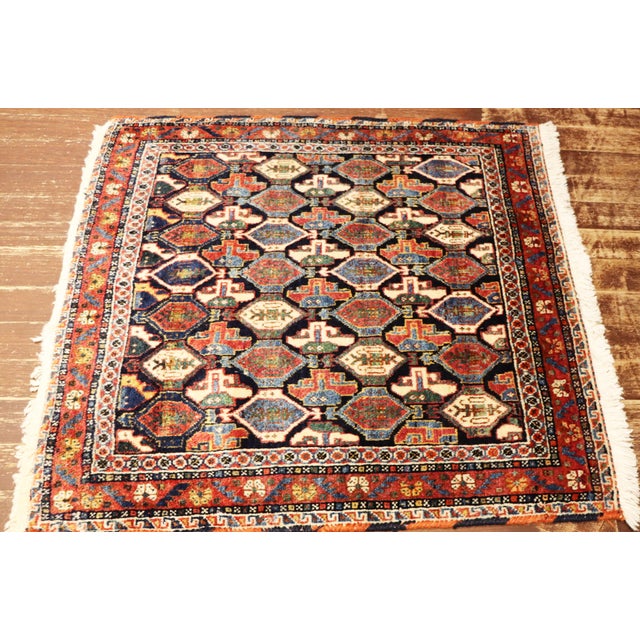 Tribal Antique Qashqai Bag/ Rug, Unusual For Sale - Image 3 of 9