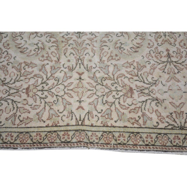Vintage Turkish Anatolian Hand Knotted Wool Rug, 4'3''x7' For Sale - Image 4 of 6