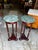 Up for consideration is a beautiful vintage pair of round green stone top side tables. These would look lovely in your...