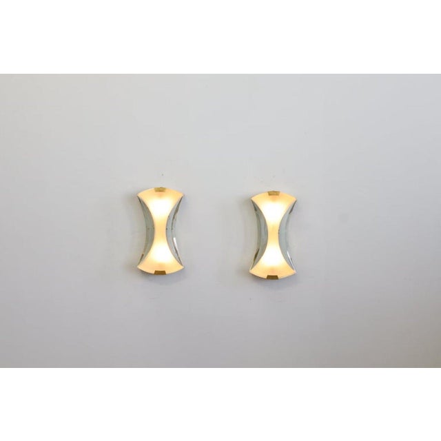 Fontana Arte Wall Lights Model 2225 by Max Ingrand for Fontana Arte, 1950, Set of 2 For Sale - Image 4 of 18